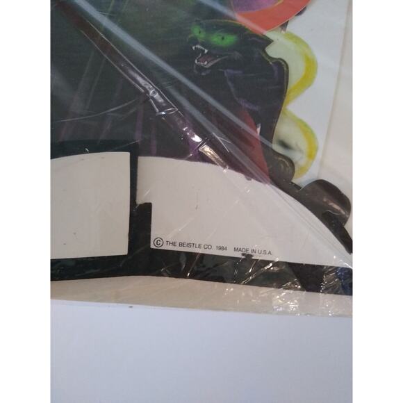 Halloween Witch Decoration 1984 Vintage Sealed Paper And Tissue Centerpiece 12" - Picture 9 of 9